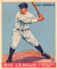 Lou Gehrig baseball card (Wikimedia Commons/Goudey)