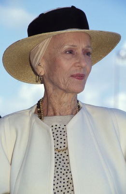 American film festival in Deauville, France on September 12, 1992 - Jessica Tandy. (Photo by Pool BENAINOUS/REGLAIN/Gamma-Rapho via Getty Images)