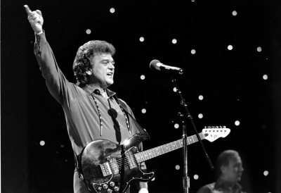Country singer Conway Twitty performs in this Aug. 19, 1985, file photo. (AP Photo/Mark Humphrey, File)