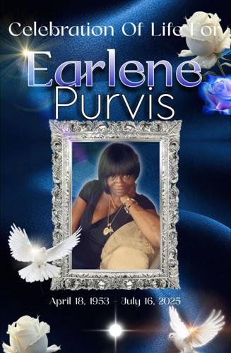 Earlene Purvis obituary, Suffolk, Norfolk