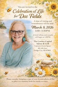 Delitta Fields obituary, Ozawkie, Kingman, Lawrence, Lawrence, Dodge City