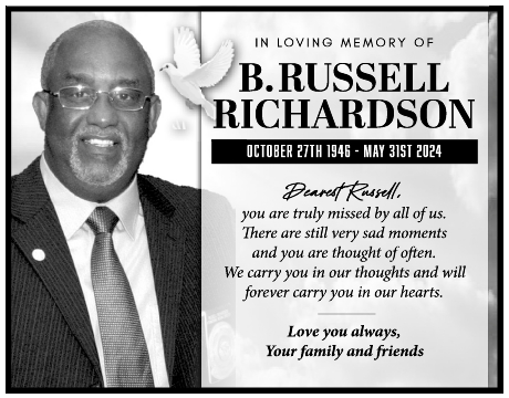 B. Russell Richardson obituary, St George'S, Hamilton