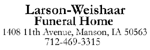 Larson-Weishaar Funeral Home (Gunderson) - Manson