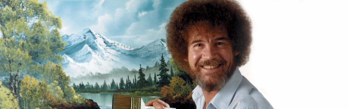 Bob Ross was a television personality known for hosting "The Joy of Painting"