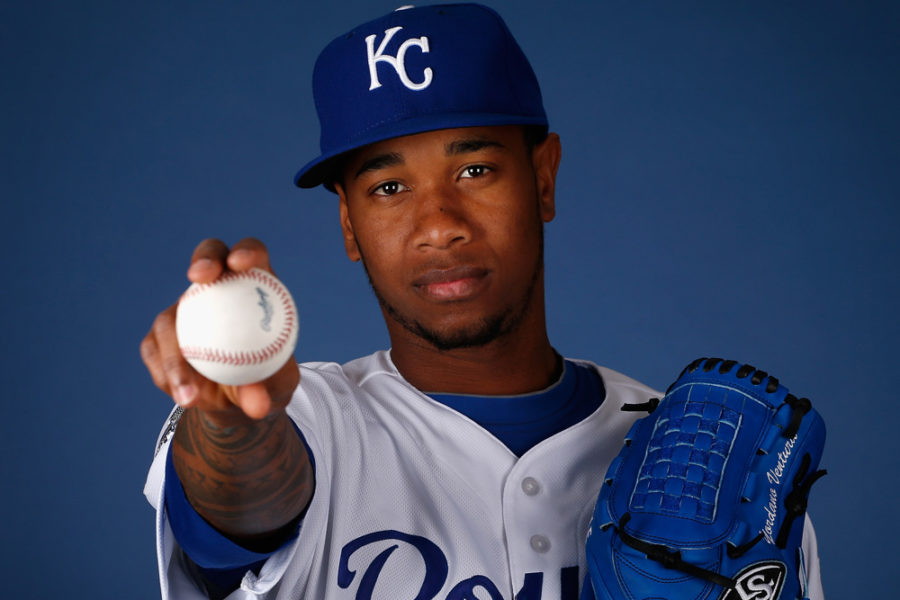 Baseball pitcher Yordano Ventura
