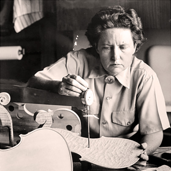 Violin maker and science teacher Carleen Hutchins
