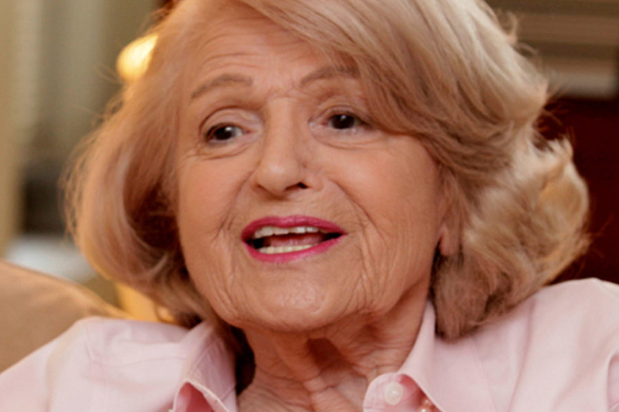 Civil rights campaigner Edith Windsor