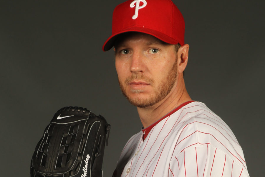 Baseball pitcher Roy Halladay